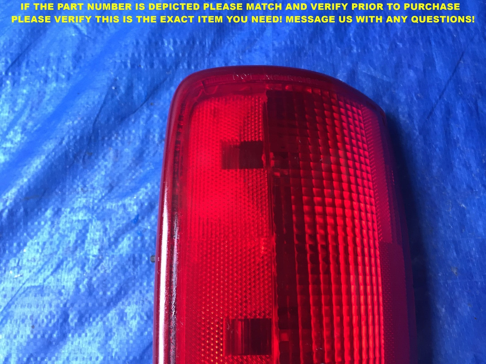 OEM 95 96 97 98 99 00 01 02 03 04 CHEVROLET BLAZER DRIVER LEFT TAIL LIGHT 3B3