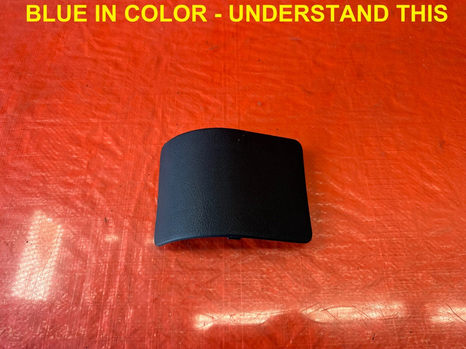 88 89 HONDA CRX DX & HF   RIGHT ACCESS COVER CAP   BLUE COLOR   OEM FACTORY #2430
