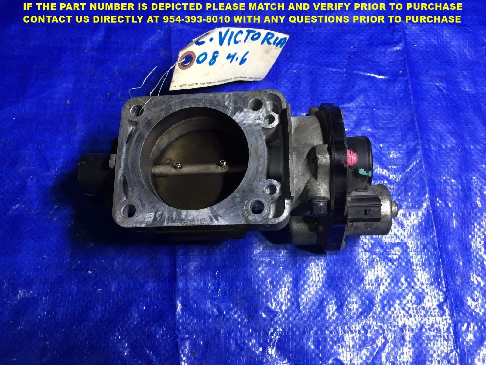 OEM 2008 CROWN VICTORIA 4.6L THROTTLE BODY ASSEMBLY1