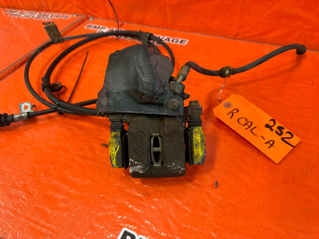 92 01 HONDA PRELUDE   BRAKE CALIPER   DRIVER LEFT REAR SIDE   OEM FACTORY #2526