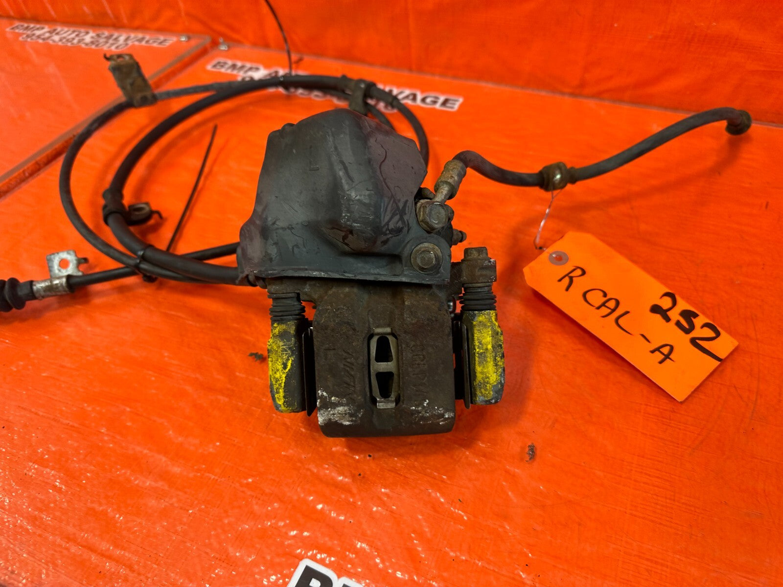 92 01 HONDA PRELUDE   BRAKE CALIPER   DRIVER LEFT REAR SIDE   OEM FACTORY #2526