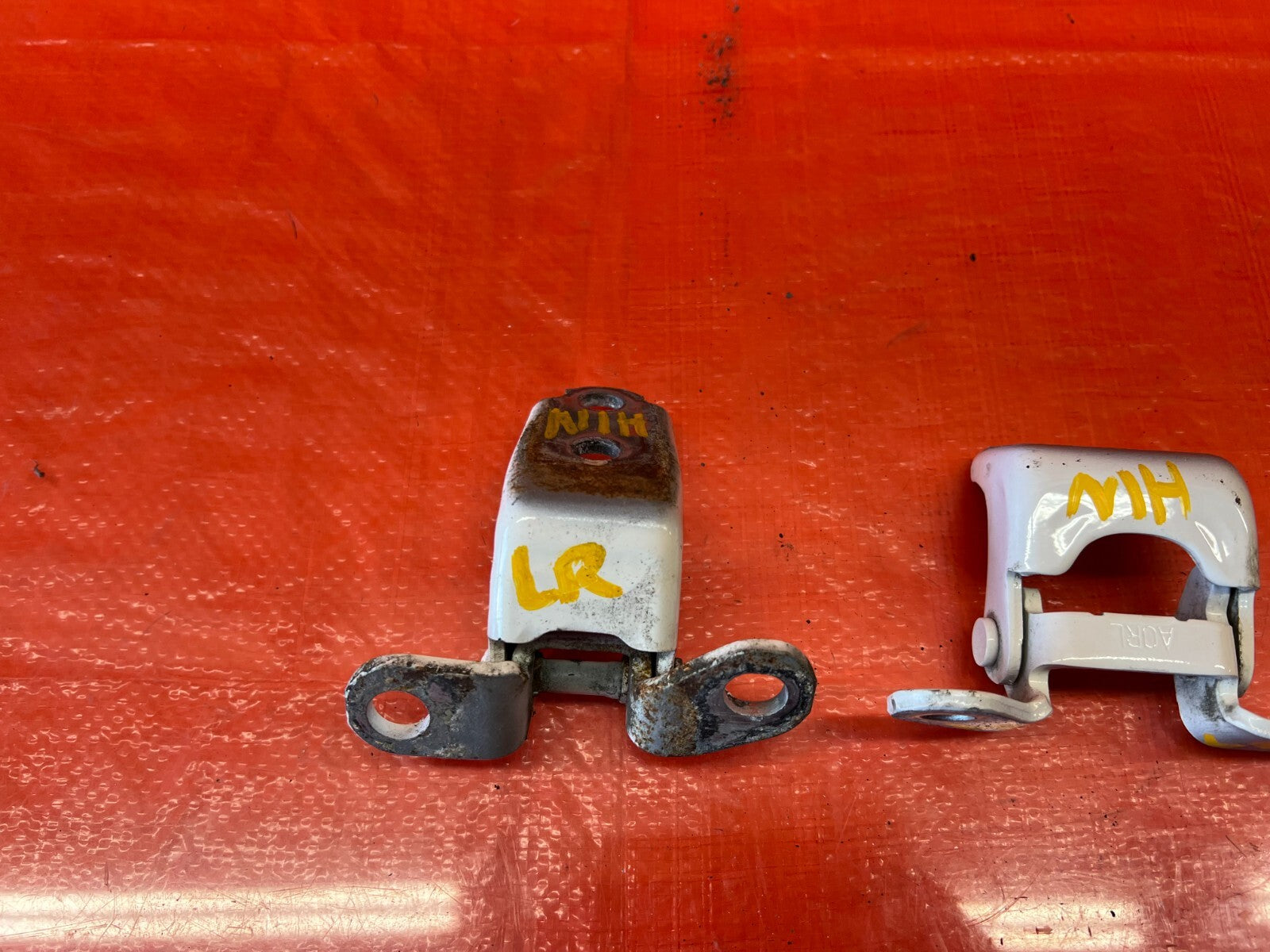 09 14 ACURA TSX   DRIVER LEFT REAR   DOOR HINGE SET UPPER LOWER OEM FACTORY #15810