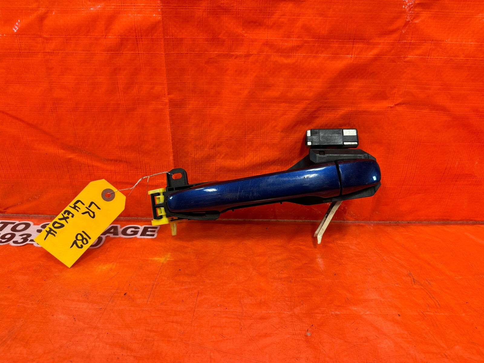 15 21 SUBARU WRX STI DRIVER LEFT REAR EXTERIOR DOOR HANDLE BLUE OEM #1820