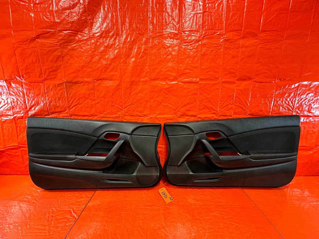 2013 13 HONDA CIVIC SI 2D COUPE   LEFT AND RIGHT DOOR PANELS DOOR PANEL SET #2650