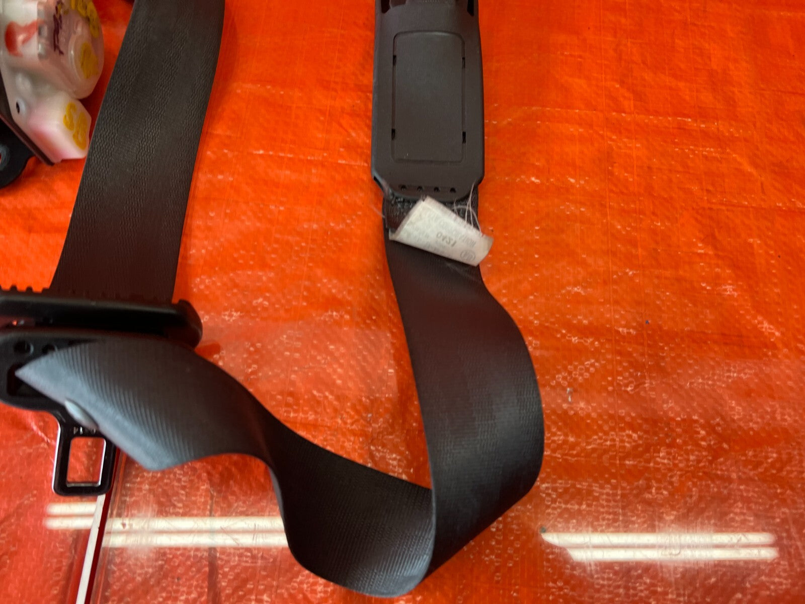 02 06 ACURA RSX   SEAT SAFETY BELT   PASSENGER RIGHT SIDE   BLACK COLOR OEM #1265