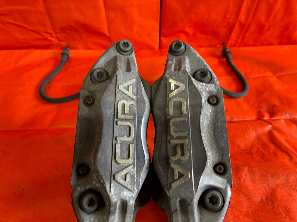 05 12 ACURA RL   4 PISTON BIG BRAKE CALIPER SET   CALIPERS LEFT RIGHT   OEM OE7