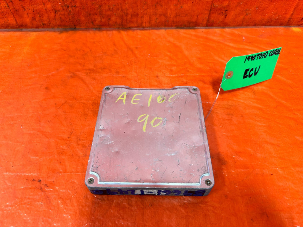 OEM 1990 TOYOTA COROLLA ECU # 89661 12490 ENGINE COMPUTER BRAIN ECM #1112 #ZJ554