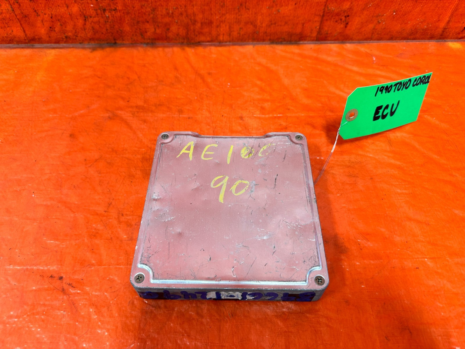 OEM 1990 TOYOTA COROLLA ECU # 89661 12490 ENGINE COMPUTER BRAIN ECM #1112 #ZJ554