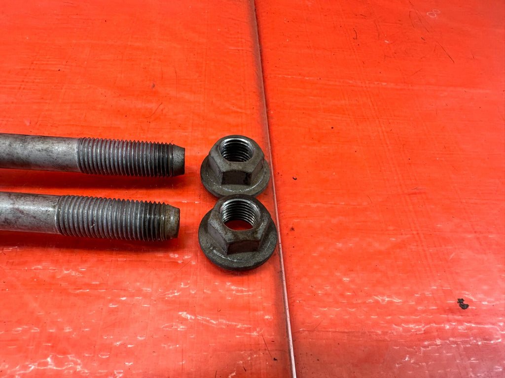 08 15 INFINITI G37 Q60 POWER STEERING RACK MOUNTING BOLTS NUTS HARDWARE OEM #2321