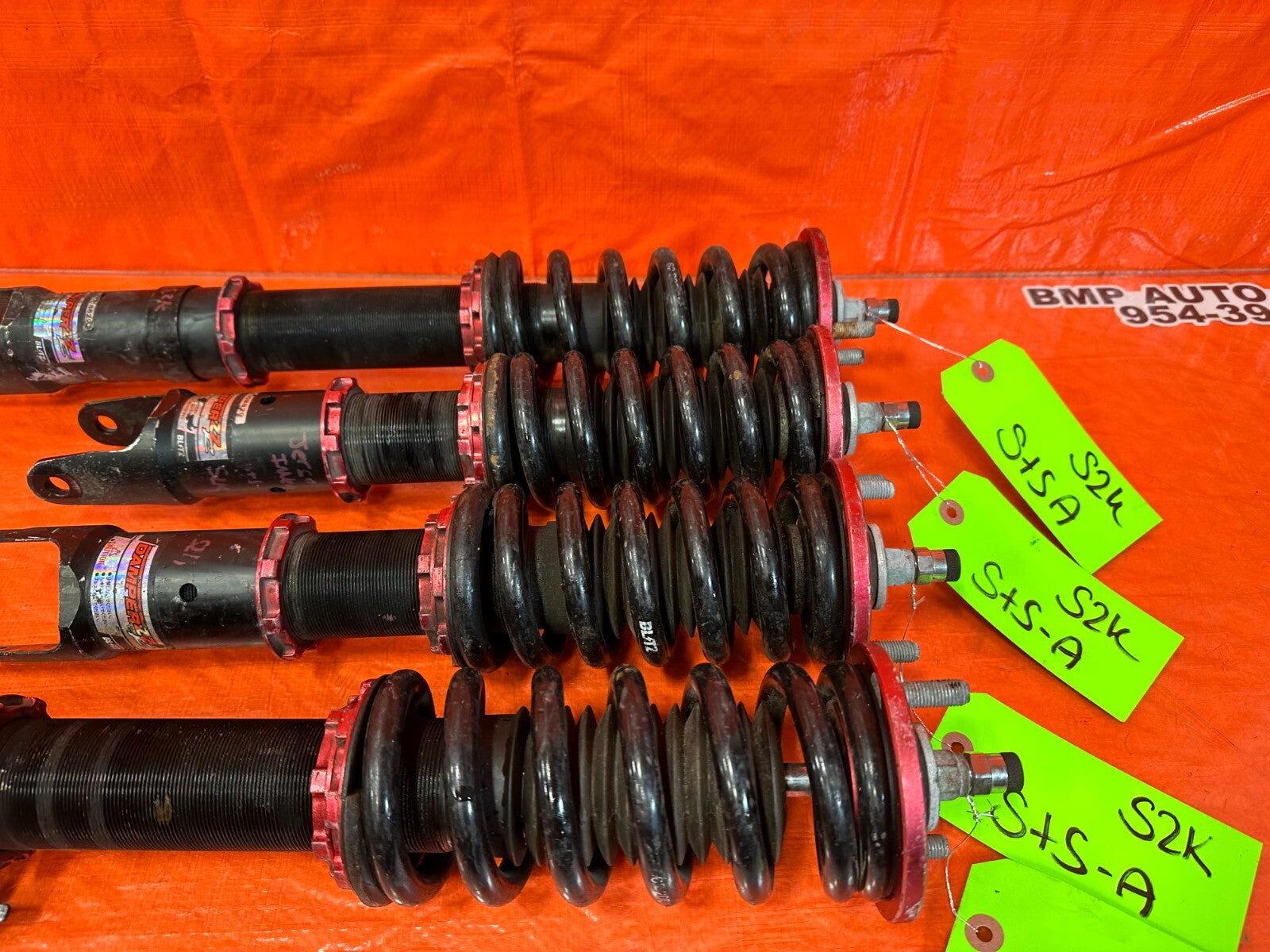 00 09 HONDA S2000   BLITZ DAMPER ZZ R   32 STAGE ADJUSTABLE COILOVERS   #S2K3