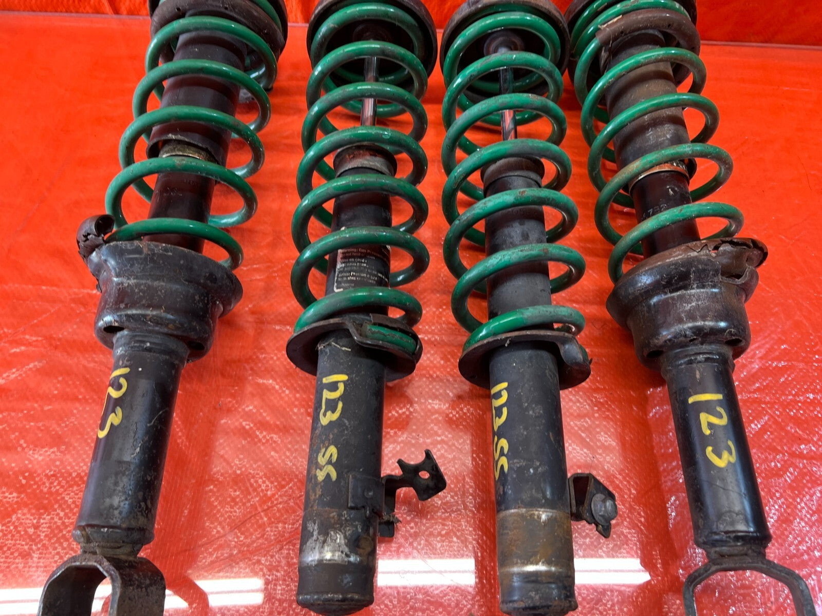 94 01 ACURA INTEGRA   FACTORY OEM SHOCKS W/ TEIN LOWERING SPRINGS   #1234