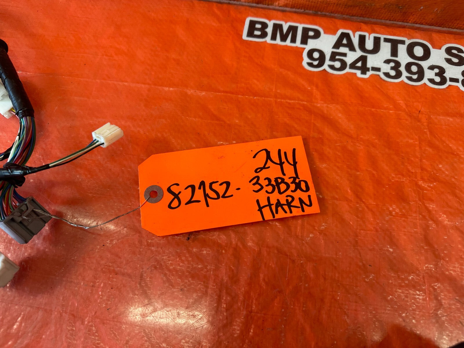 2009 09 LEXUS ES350   DRIVER LEFT FRONT DOOR WIRING HARNESS WIRE LOOM   OEM #24410