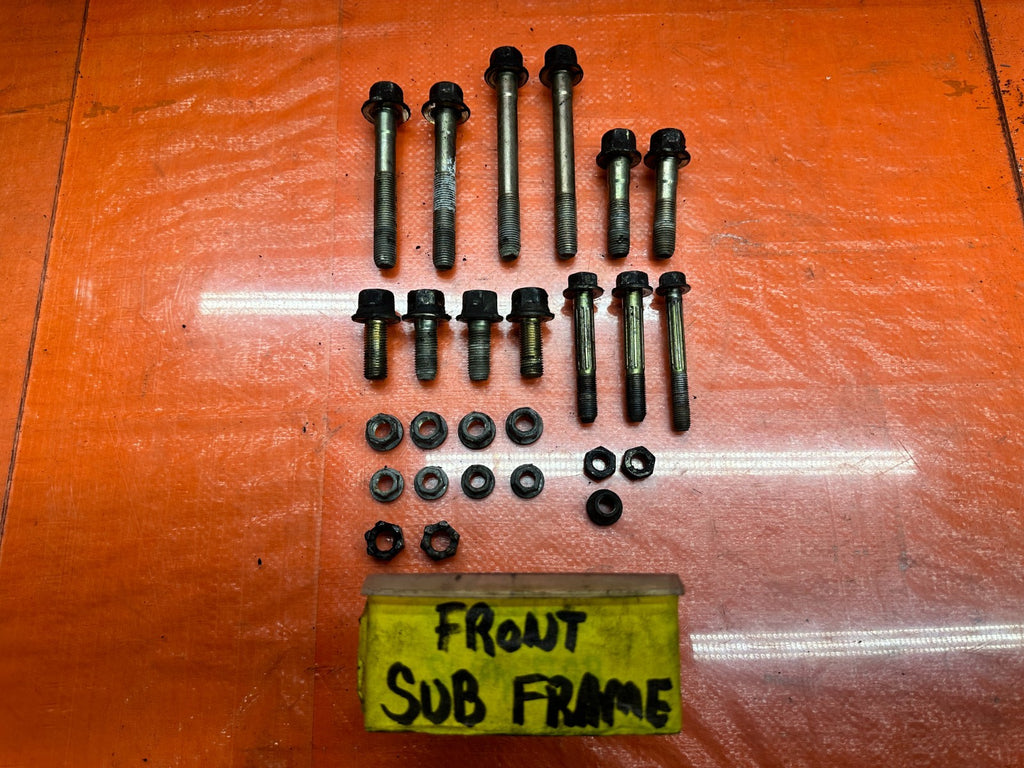 1994 2001 ACURA INTEGRA FRONT SUSPENSION SUBFRAME CROSSMEMBER BOLTS #3310