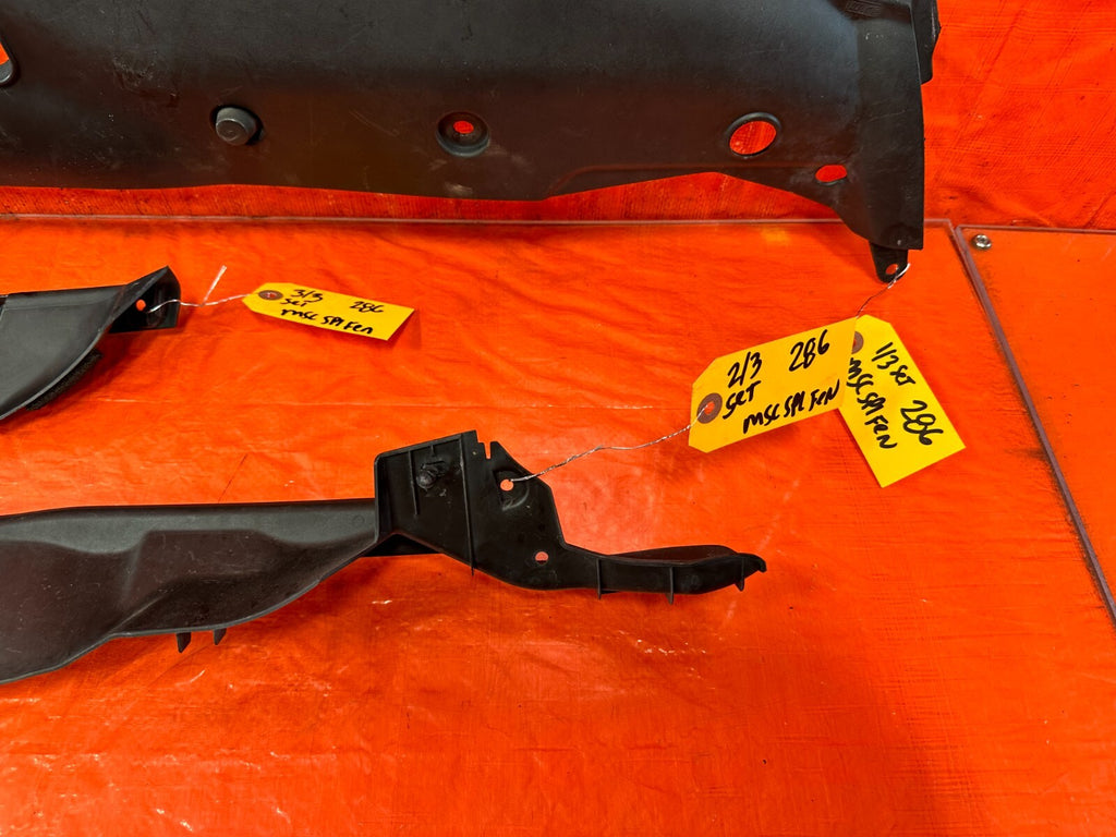 07 11 HONDA CIVIC SI SEDAN   FENDER & RADIATOR TRIM SET   LEFT RIGHT   OEM #2864