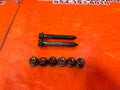 94 01 ACURA INTEGRA REAR SHOCK ABSORBER AND TOP HAT BOLTS NUTS HARDWARE OEM 2470