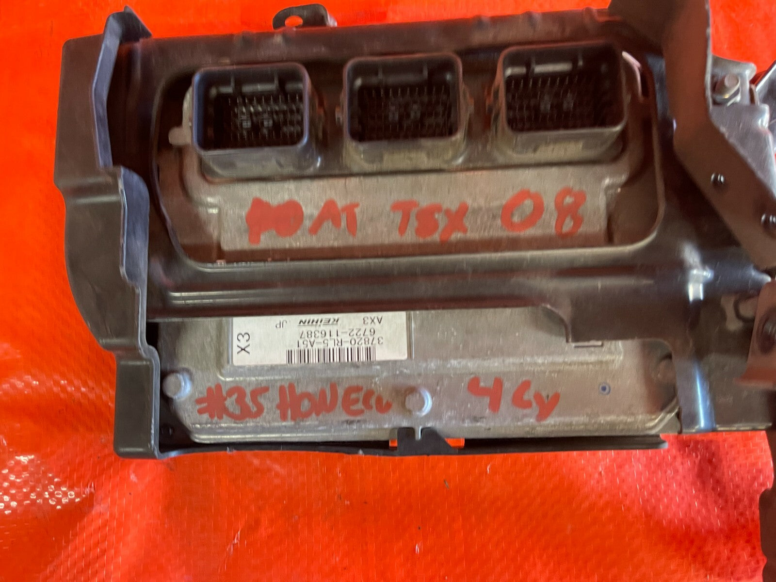 09 10 ACURA TSX   AUTOMATIC AUTO A/T   ENGINE COMPUTER ECU ECM   37820 RL5 A512