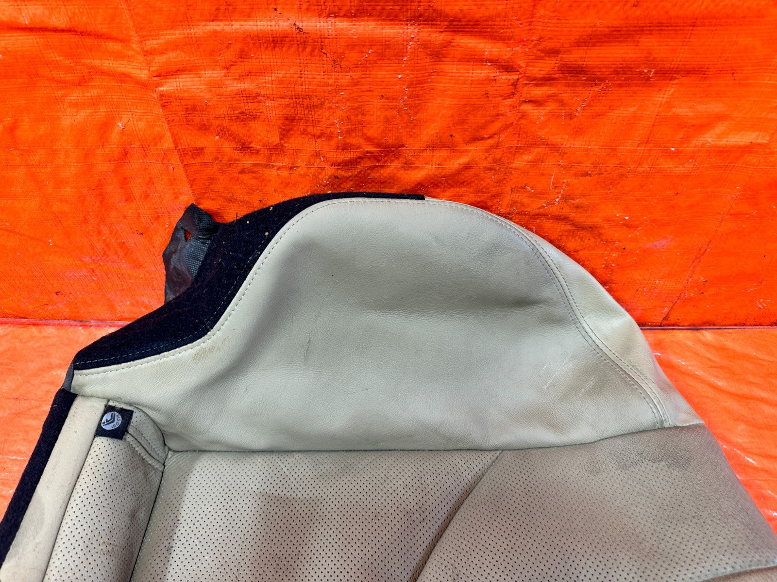 09 11 MAZDA RX8 RX 8   DRIVER LEFT REAR SEAT SKIN WRAP TAN   OEM 3031