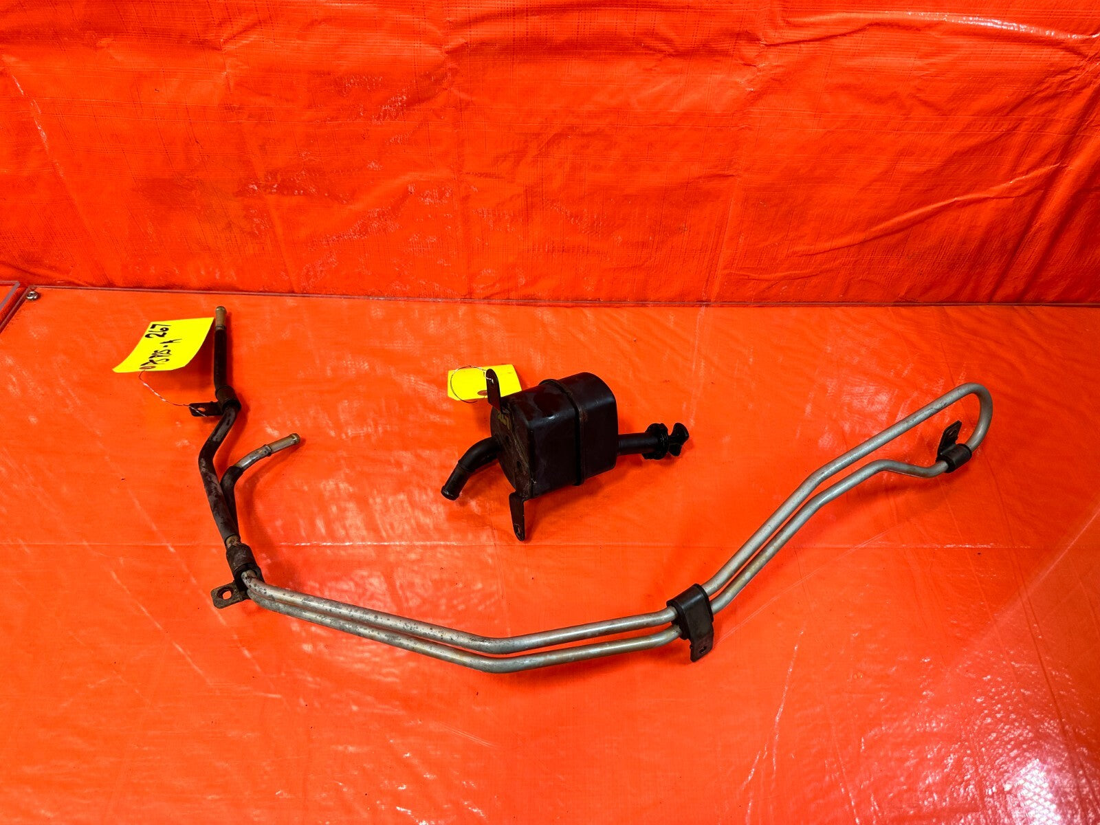 90 97 MAZDA MX 5 MIATA POWER STEERING LINE OIL COOLER TUBE & RESERVOIR TANK OEM10