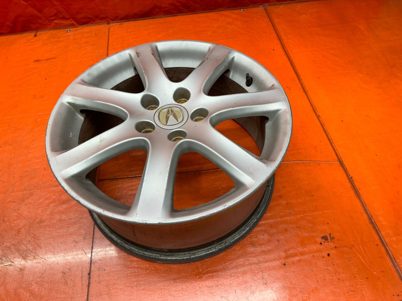 04 08 ACURA TSX 2.4L 17 INCH 7 SPOKE ALLOY WHEEL RIM 17x7 5x114.3 OEM FACTORY  34
