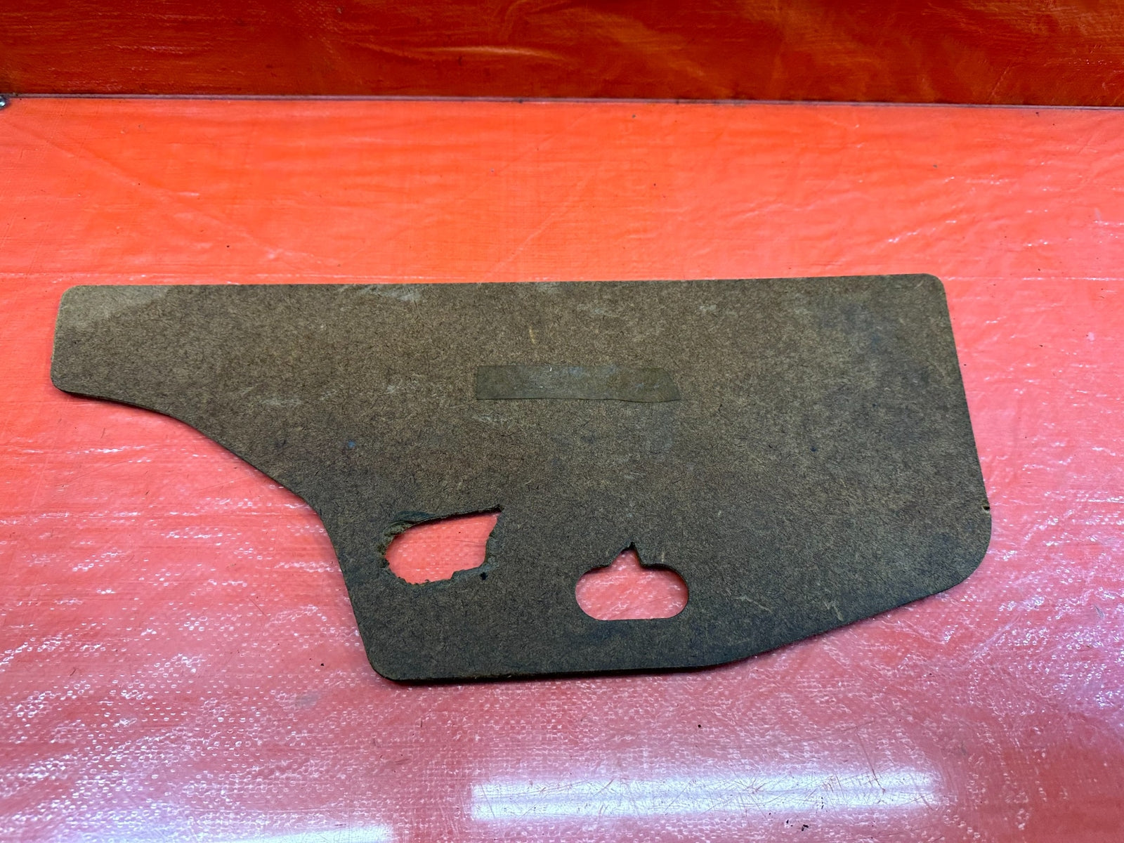 08 15 LANCER EVOLUTION X EVO 10 MR   DRIVER LEFT TRUNK LINER CARDBOARD TRIM #21710