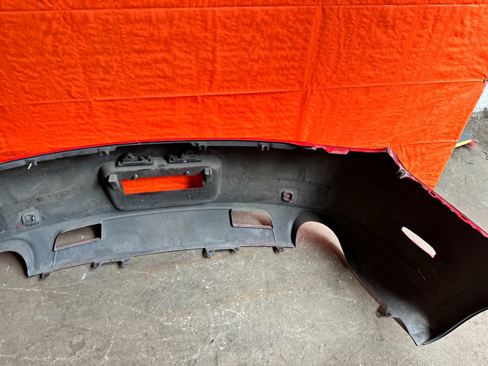 02 10 LEXUS SC430   REAR BUMPER COVER   RED COLOR   OEM FACTORY #26118