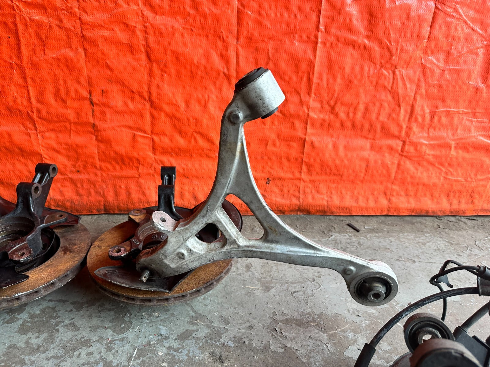 RSX HONDA INTEGRA DC5 TYPE R BREMBO SUSPENSION W/ ALUMINUM ARMS SPINDLES HUBS17