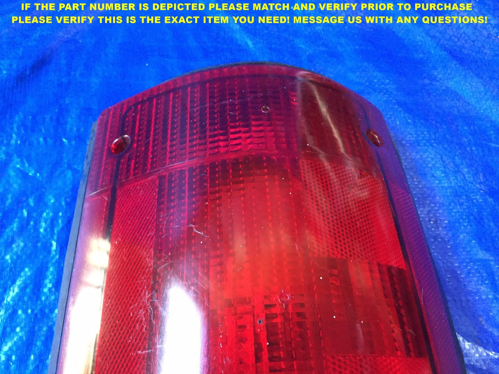 OEM 97 98 99 00 01 02 03 FORD E150 E250 E350 VAN PASSENGER RIGHT TAIL LIGHT #23