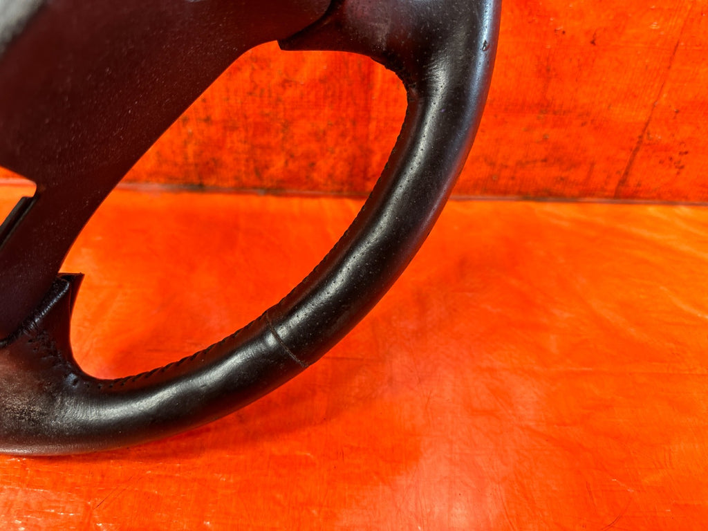 04 05 ACURA TSX   STEERING WHEEL   BLACK LEATHER WRAP   OEM FACTORY #32212
