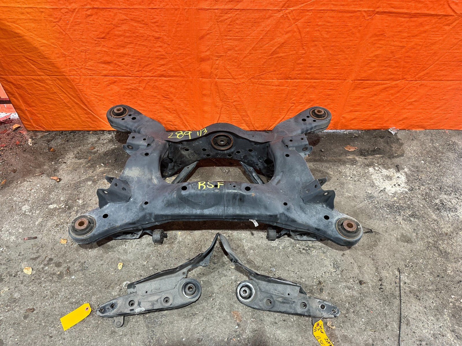 14 20 INFINITI Q50 & 16 20 Q60   REAR SUBFRAME CROSSMEMBER K FRAME W/ BRACKETS11