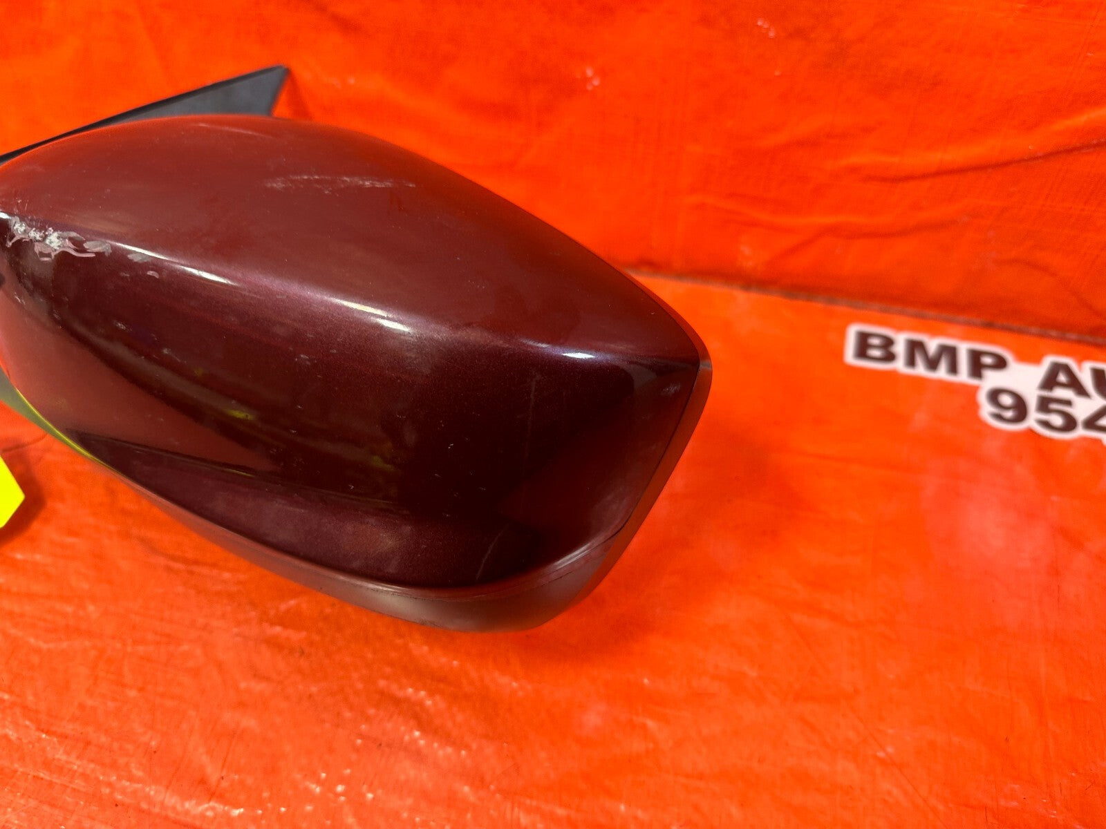 08 12 HONDA ACCORD SEDAN DRIVER LEFT EXTERIOR SIDE VIEW MIRROR RUBY RED OEM #2511