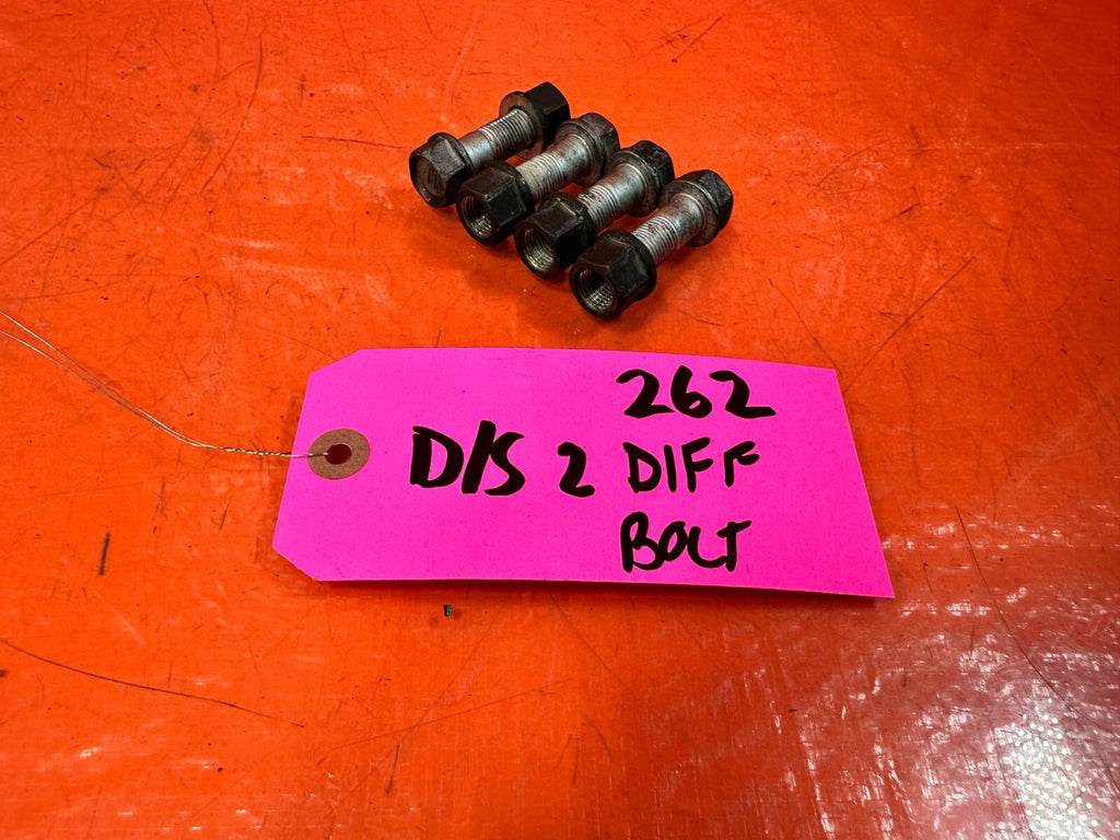 03 09 NISSAN 350Z   DRIVESHAFT TO DIFFERENTIAL BOLTS NUTS HARDWARE OEM 2624