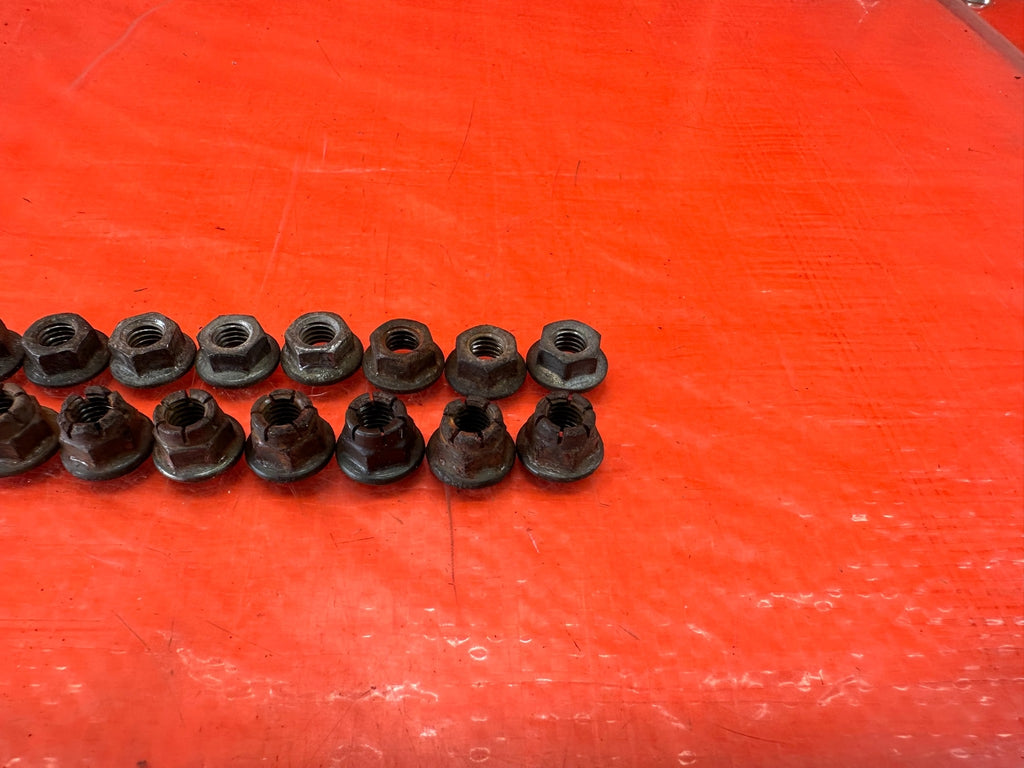 99 00 HONDA CIVIC SI B16A2 FACTORY INTAKE & EXHAUST MANIFOLD HARDWARE BOLTS #2214