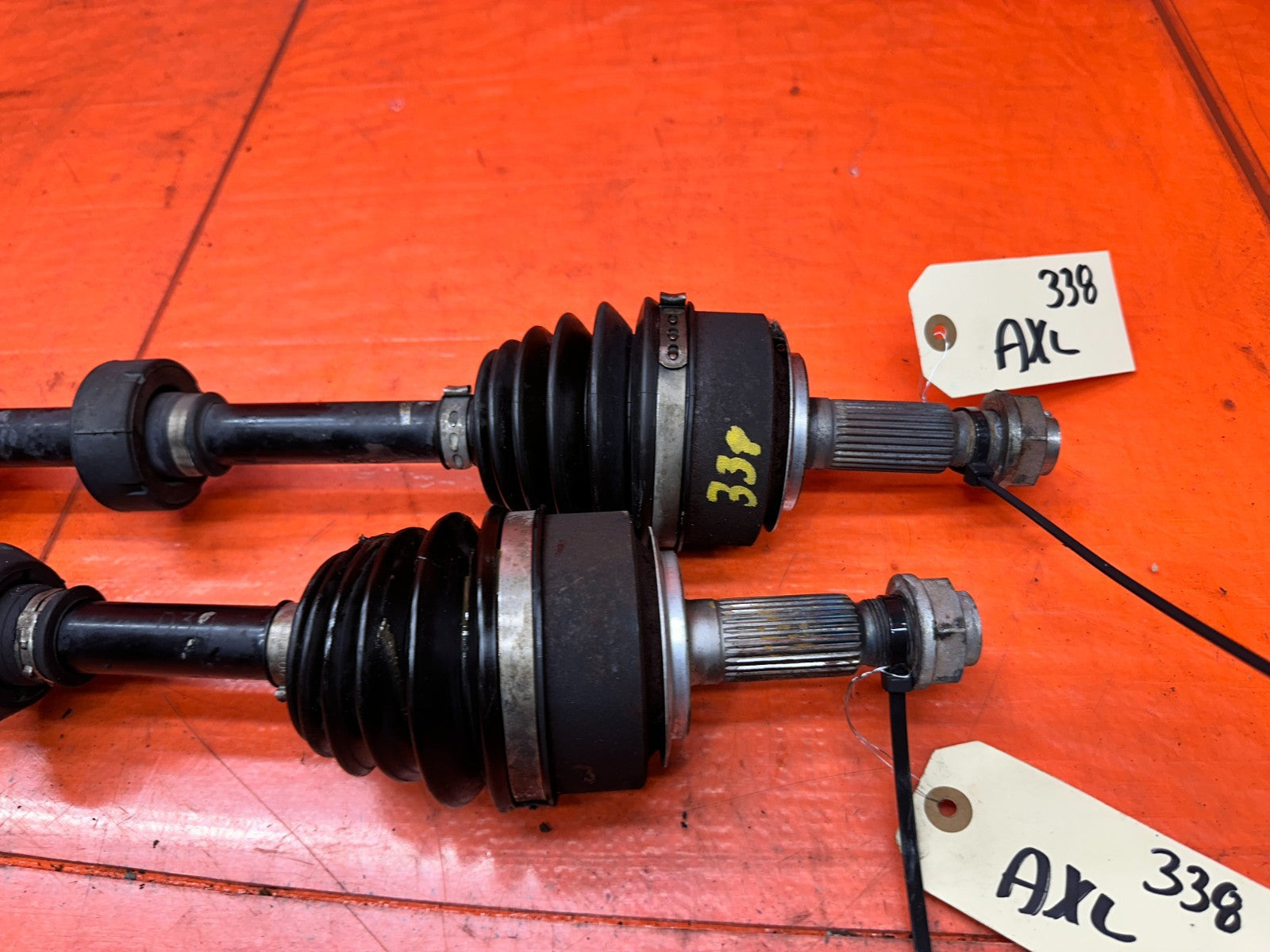 04-05 ACURA TSX 2.4L AT FRONT CV AXLE SHAFTS PAIR DRIVER PASSENGER OEM #3388