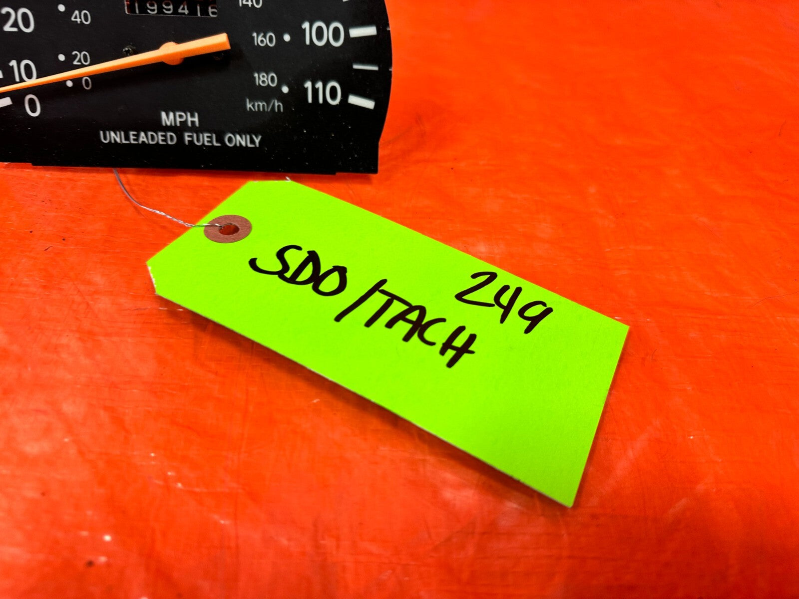 1996 96 TOYOTA TACOMA   2RZ FE 2.4L   SPEEDOMETER GAUGE   OEM #2494