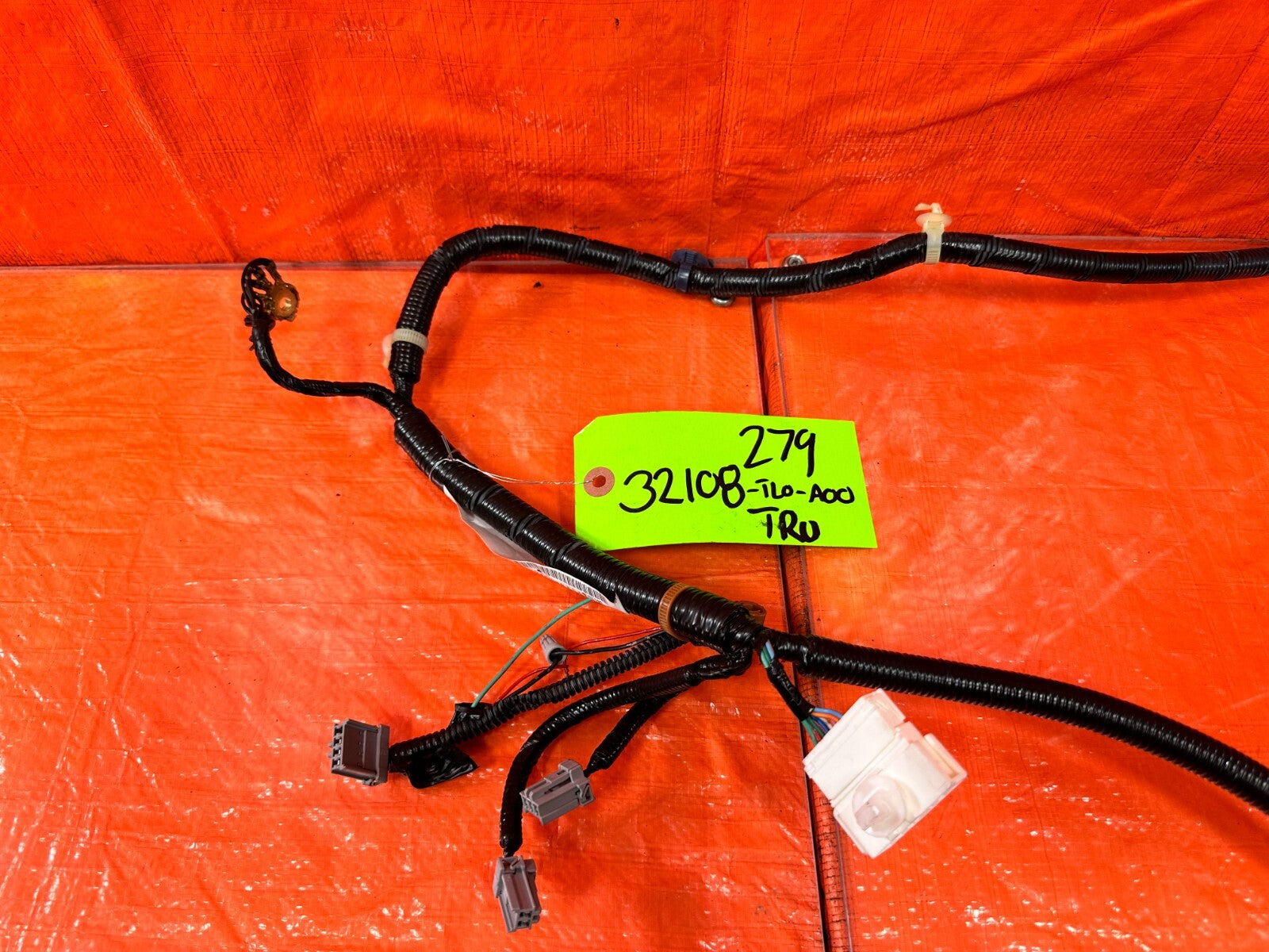 09 10 ACURA TSX   REAR / TAIL LIGHT LAMP WIRING HARNESS WIRE LOOM   OEM #2791