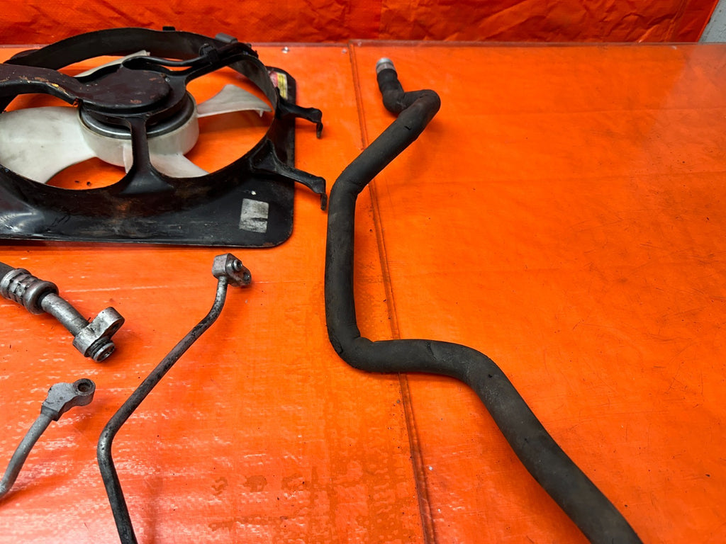 94 01 ACURA INTEGRA AC AIR CONDITIONING LINE SET CONDENSER FAN OEM #3319