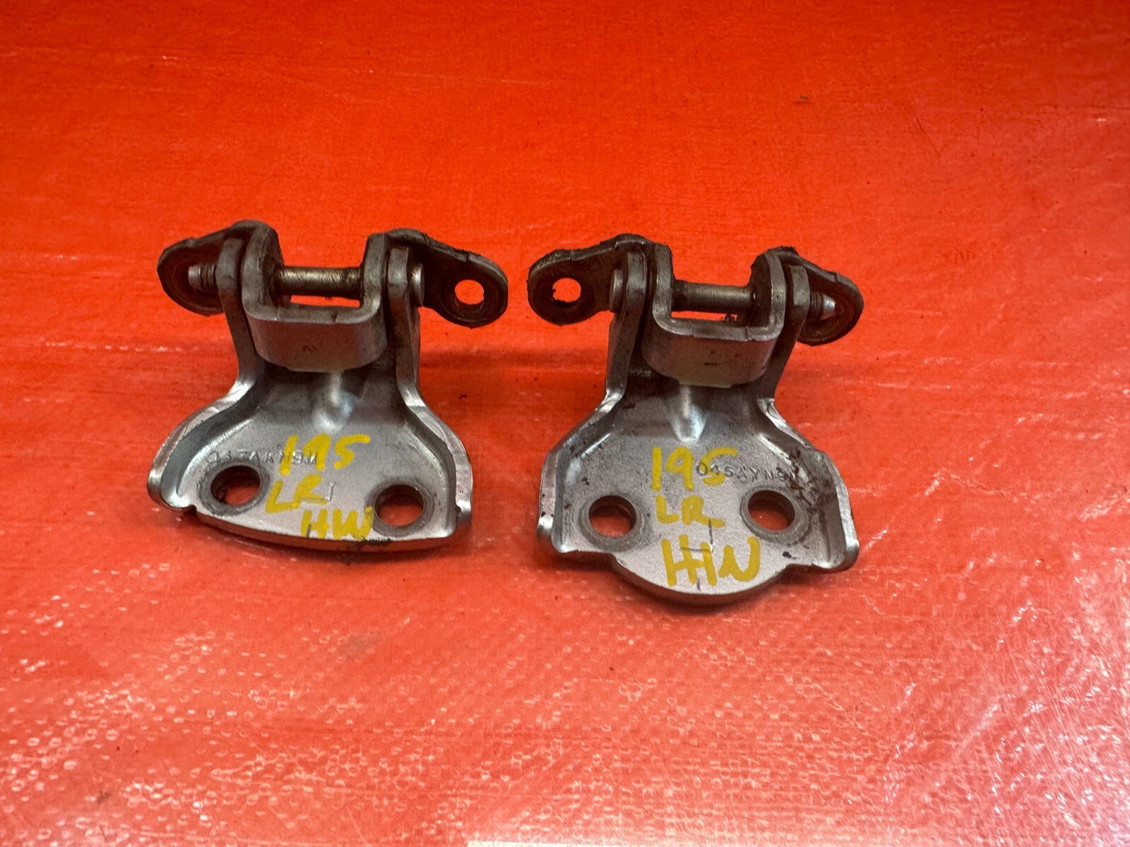 92 00 HONDA CIVIC SEDAN   DRIVER LEFT REAR   DOOR HINGE SET UPPER LOWER OEM #1950