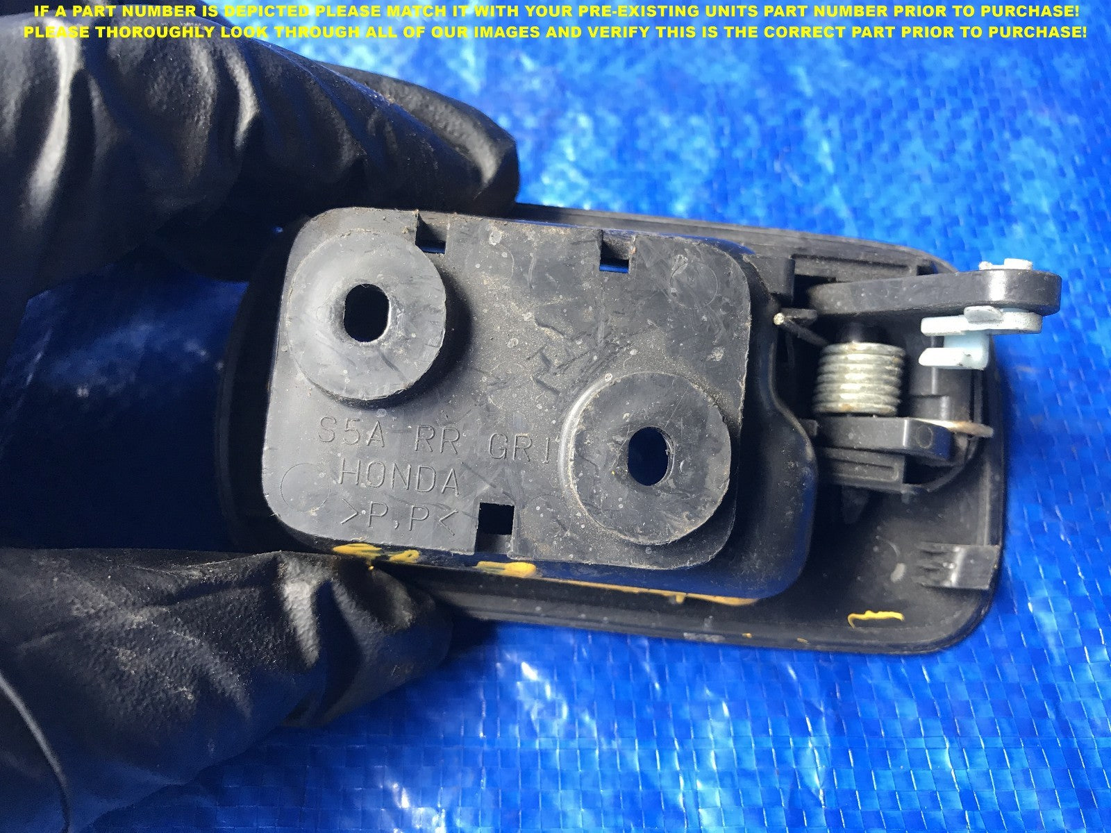 OEM 2001 2002 2003 CIVIC SEDAN PASSENGER RIGHT REAR INTERIOR DOOR HANDLE 1