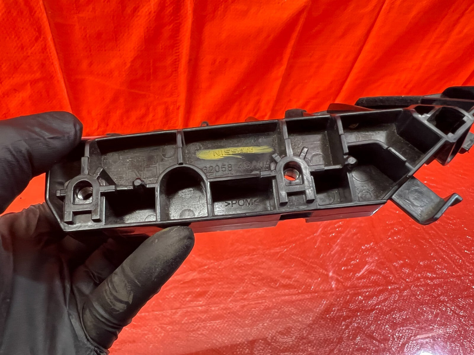 14 20 INFINITI Q50   PASSENGER RIGHT FRONT BUMPER SUPPORT BRACKET   62058 4GA0A6
