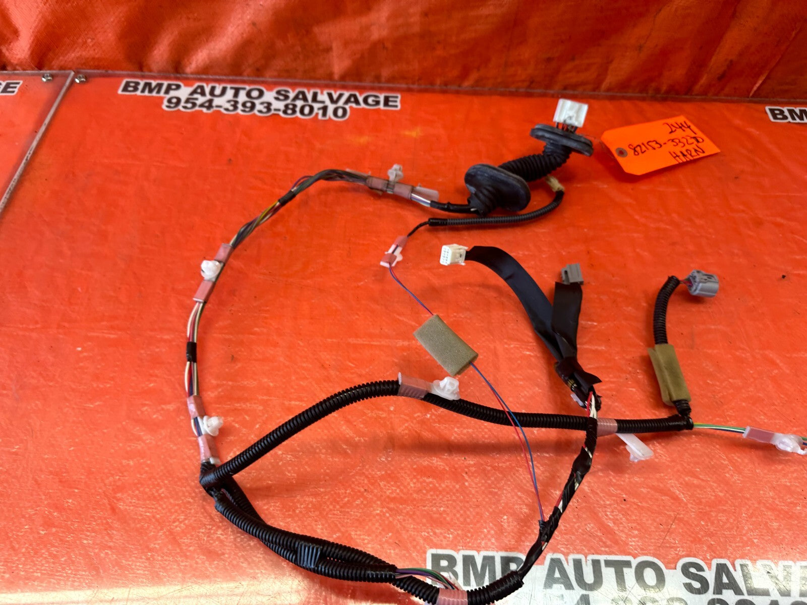 2009 09 LEXUS ES350   RIGHT FRONT DOOR WIRING HARNESS WIRE LOOM   OEM #2448
