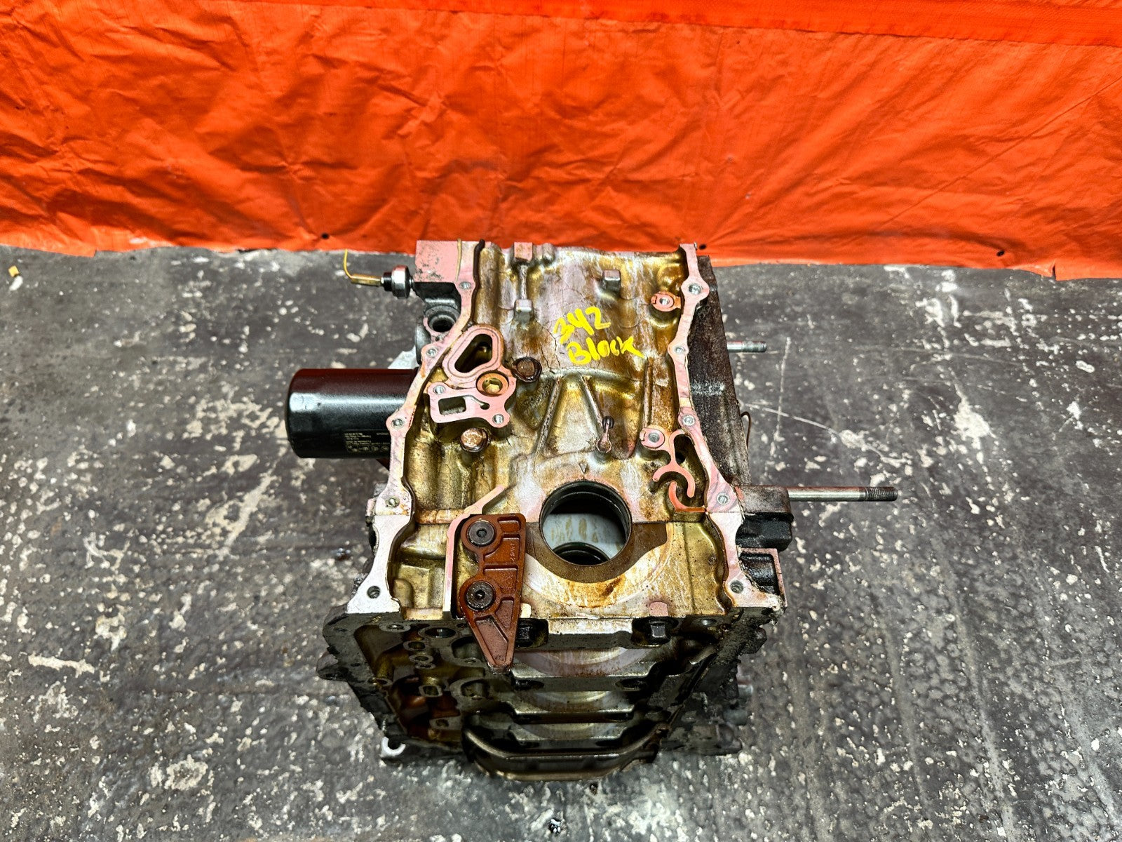 04-08 ACURA TSX 2.4L DOHC VTEC K24A2 BARE SHORT BLOCK ENGINE GIRDLE OEM #34211