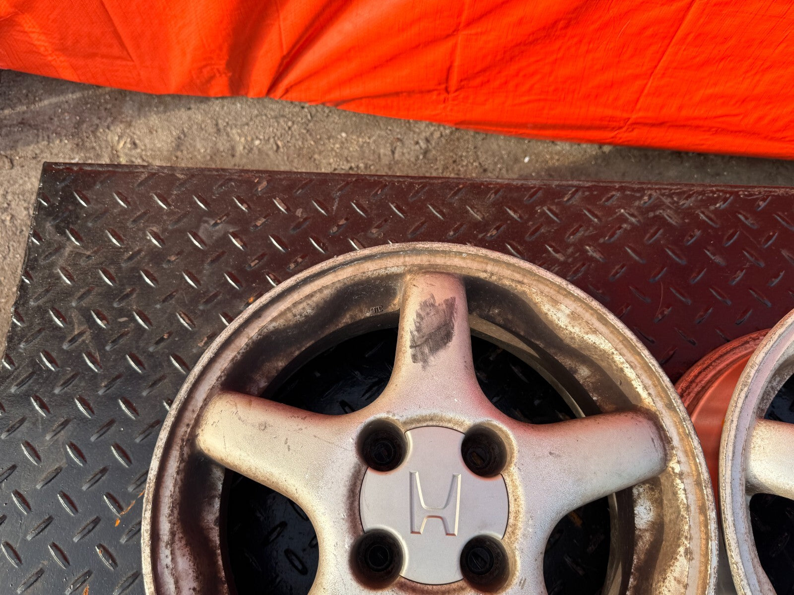 93 97 HONDA DEL SOL S SI   5 SPOKE   VTEC MODEL 14 INCH WHEELS AND TIRES   #2959