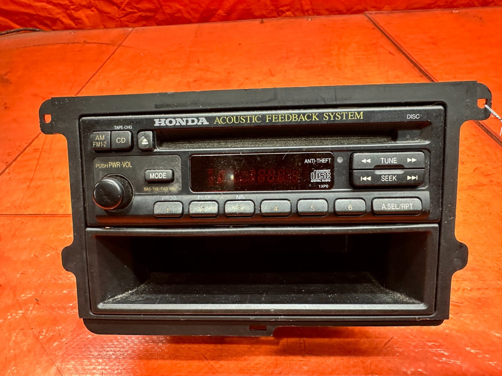 97-01 HONDA PRELUDE 2.2L FACTORY AUDIO STEREO RADIO RECEIVER CD CASSETTE OEM #324