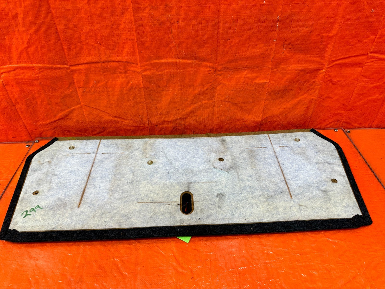 13 16 HYUNDAI GENESIS COUPE REAR TRUNK CARDBOARD INSERT SPARE COVER BOARD OEM 995