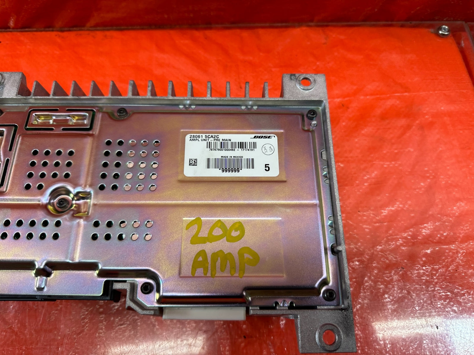 17 20 INFINITI Q60   FACTORY AMP AMPLIFIER   W/ BOSE SPEAKER MODEL   OEM #2009