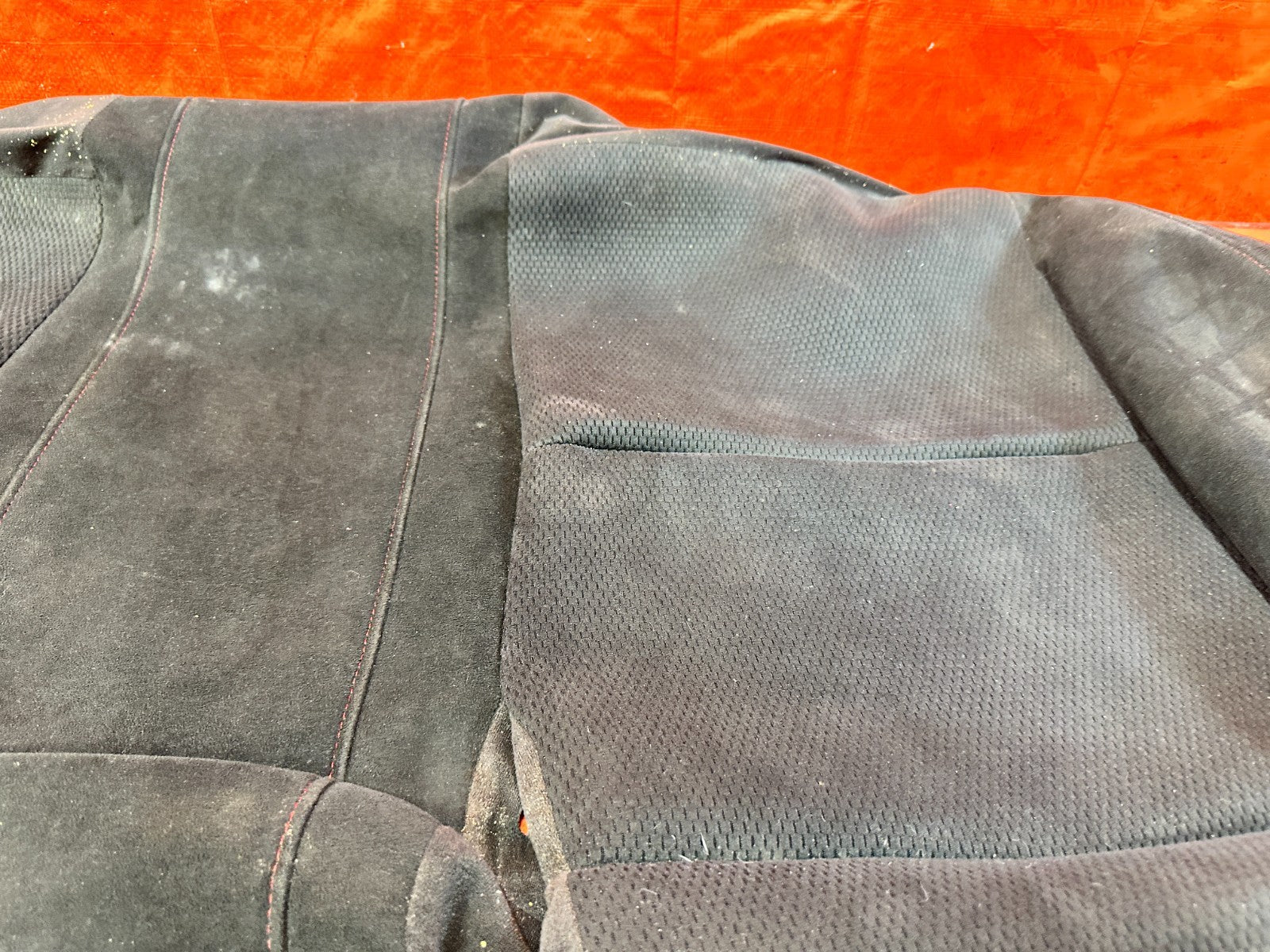 07 08 HONDA CIVIC SI SEDAN    REAR LOWERR SEAT SKIN COVER FABRIC CLOTH   3002