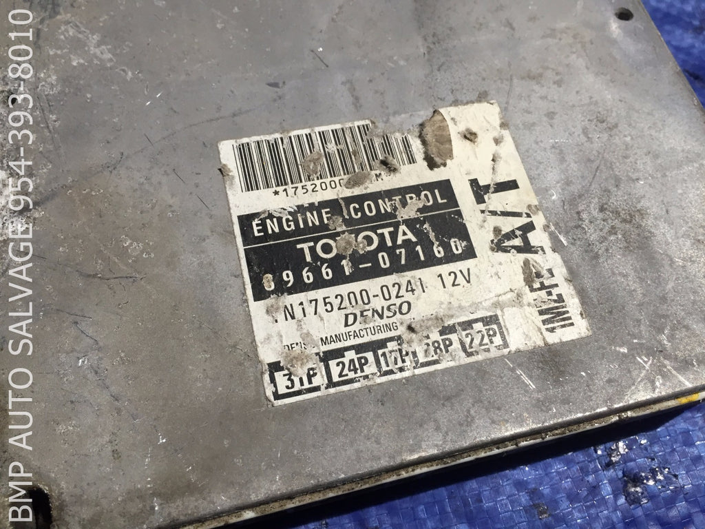 OEM 1999 TOYOTA AVALON ECU # 89661 07160 ENGINE COMPUTER BRAIN ECM #1112 #F5371