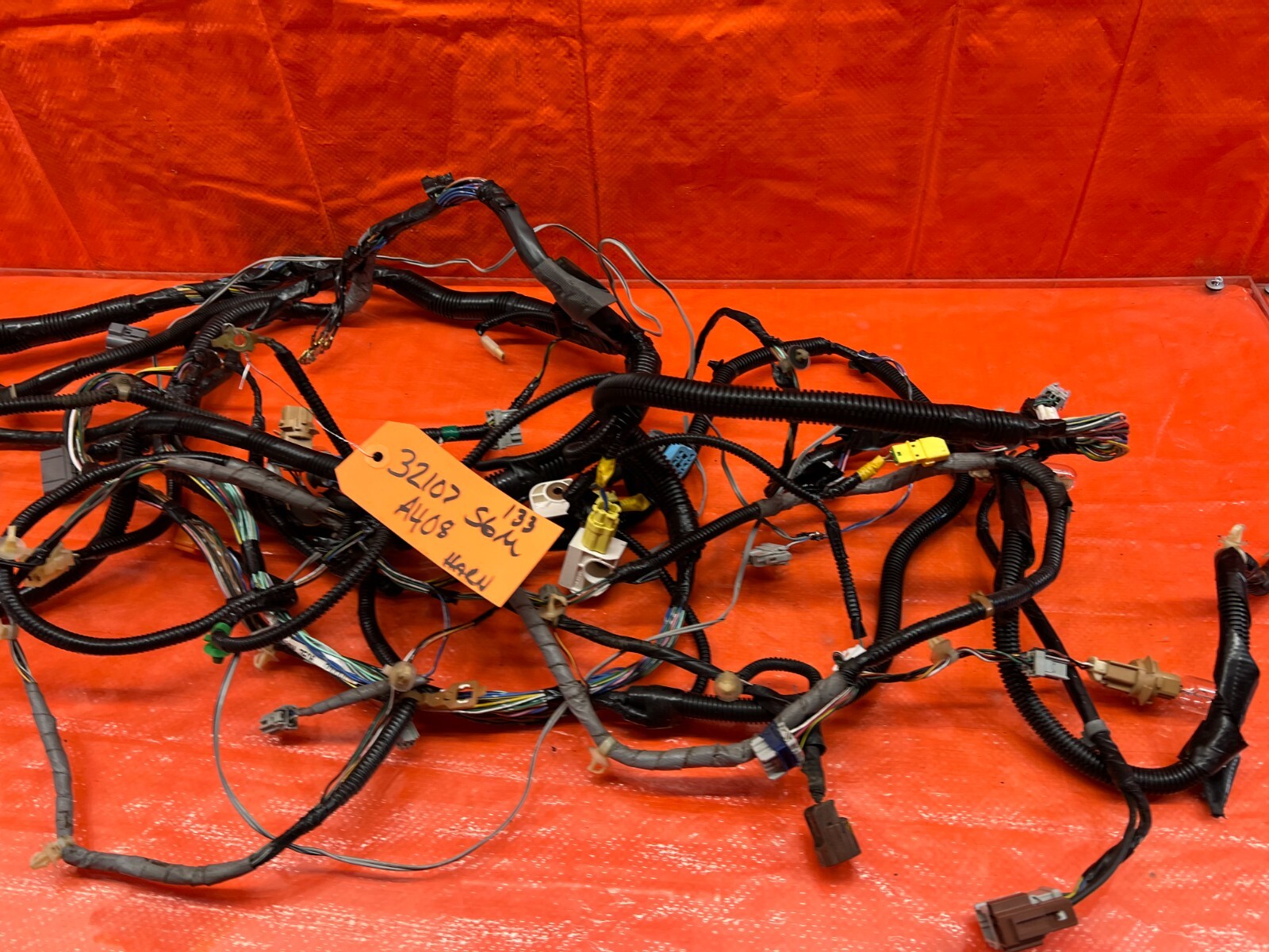 02 04 ACURA RSX   TYPE S   INTERIOR FLOOR WIRING HARNESS WIRE LOOM   OEM OE #1335