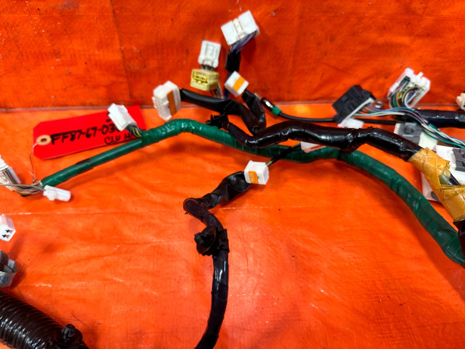 09 11 MAZDA RX8 RX 8   INSTRUMENT GAUGE CLUSTER WIRING HARNESS WIRE LOOM OEM 30311