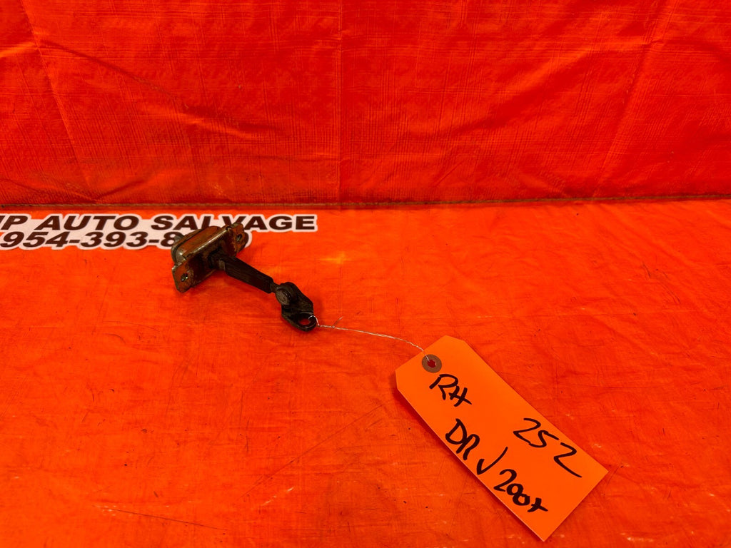 97 01 HONDA PRELUDE   PASSENGER RIGHT   DOOR CHECKER HINGE ARM STOPPER OEM #2520
